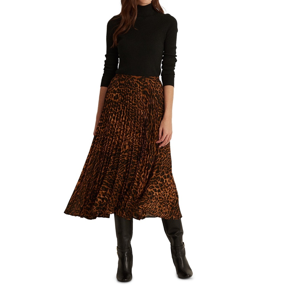 NWT Lauren Ralph Lauren plated skirt